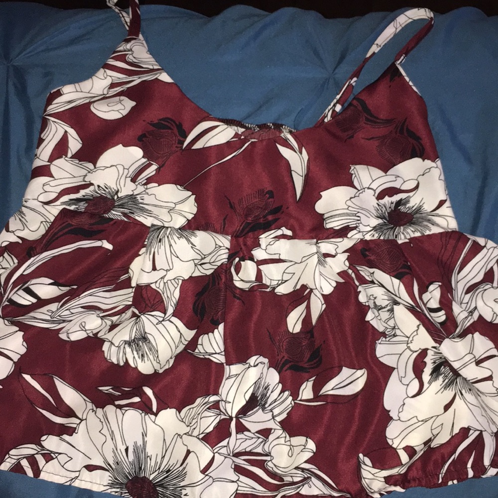 Floral patterned top from romwe